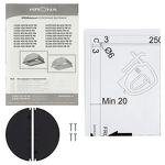 Превью картинка Полновстраиваемая вытяжка KRONA KATE 400 INOX PB #10