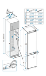 Превью картинка Встраиваемый холодильник с морозильной камерой Weissgauff WRKI 178 V NoFrost #15