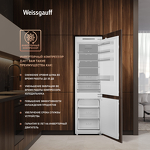 Превью картинка Встраиваемый холодильник с морозильной камерой Weissgauff WRKI 195 Total NoFrost Inverter #15