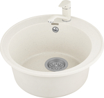Превью картинка Гранитная мойка Weissgauff WG 47501 Classic White #13