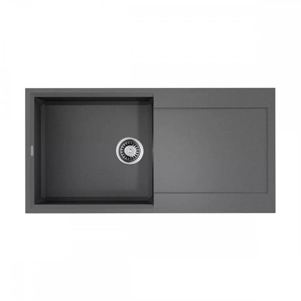 Фото Гранитная мойка Omoikiri Sakaime 100-GR Tetogranit/leningrad grey