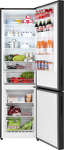 Превью картинка Холодильник с нижней морозилкой Weissgauff WRK 2000 Full NoFrost Inverter Black Glass #7
