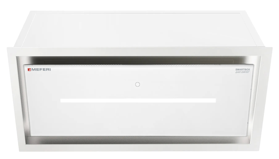 Фото Полновстраиваемая вытяжка Meferi SMARTBOX60WH GLASS COMFORT