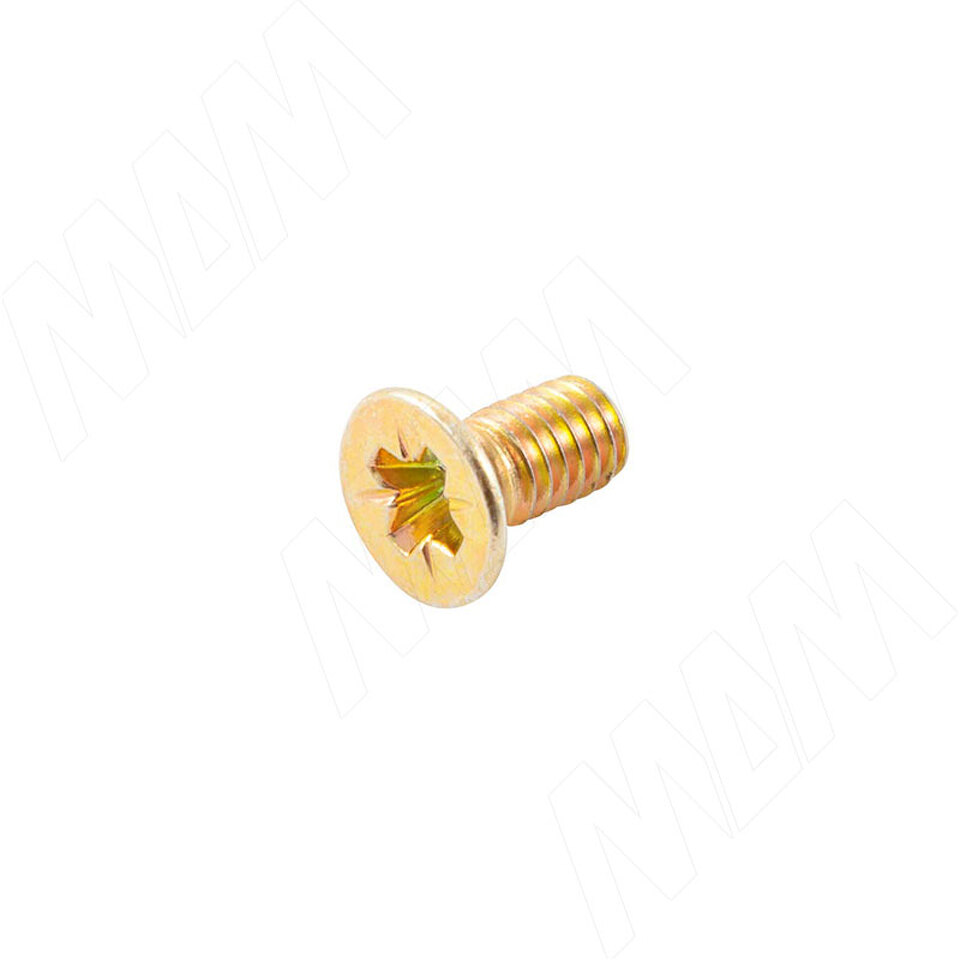 Фото PULSE Винт с потайной головкой под крест, M4x8, золото (WS M4X8 ZGL MP)