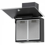 Превью картинка Наклонная вытяжка KRONA AURA 600 FRAME BLACK S #3