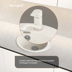 Превью картинка Гранитная мойка Weissgauff WG 47501 Classic White #11