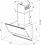 Превью картинка Наклонная вытяжка KRONA IRMA 600 black sensor #8