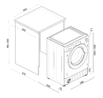 Превью картинка Машина стиральная встраиваемая Haier HWDQ90B416FWB-RU #11