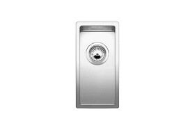Картинка Blanсo CLARON 180-U нерж.сталь зеркальная полировка с отв. арм. InFino