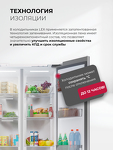 Превью картинка  Холодильник side by side Lex LSB525GRGID холодильник двухкамерный отдельностоящий с инвертором #9
