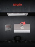 Превью картинка Полновстраиваемая вытяжка Miarte BI Hood White 60cm Mechanical control #4