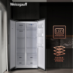 Превью картинка  Холодильник side by side Weissgauff WSBS 600 BG NoFrost Inverter #6