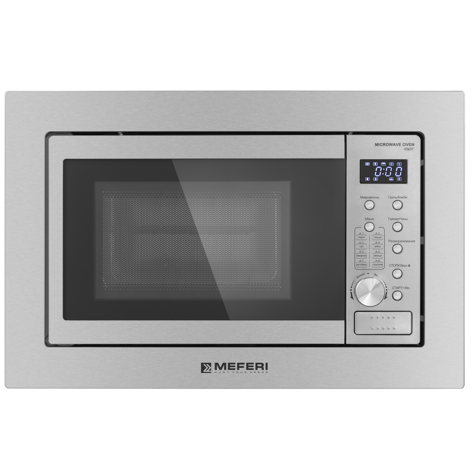 Фото Печь микроволновая встраиваемая Meferi MMO6020IX POWER
