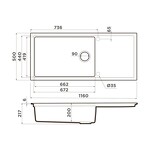 Превью картинка Omoikiri Sintesi 116-WH Artceramic/белый #4