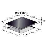 Превью картинка Индукционная варочная панель домино Kaiser KCT 3726 FI W #5