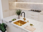 Превью картинка Смеситель для кухни EMAR ЕС - 3015 PVD Golden #3