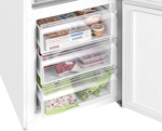 Превью картинка Холодильник с нижней морозилкой Weissgauff WRK 2000 Full NoFrost Inverter White Glass #12