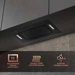 Превью картинка Полновстраиваемая вытяжка Weissgauff Intense 600 Touch Black Glass #1