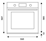 Превью картинка Электрический духовой шкаф Bertazzoni F6011MODVTZ #2