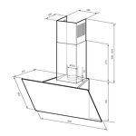 Превью картинка Наклонная вытяжка Lex META GS 600 BLACK воздухоочиститель #12