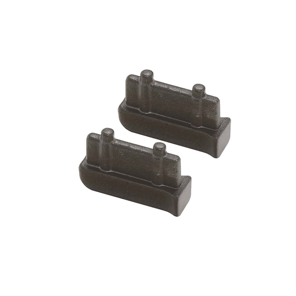 Фото Duslar Заглушка для ограничительного профиля ELLIOT, 2 шт., коричневый