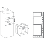 Превью картинка Печь микроволновая встраиваемая KRONA ONYX 45H mw BL/BL #18