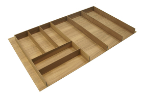 Картинка Деревянный лоток WOODLINE для столовых приборов, ширина фасада 900 мм, 785x459х49 мм, дуб