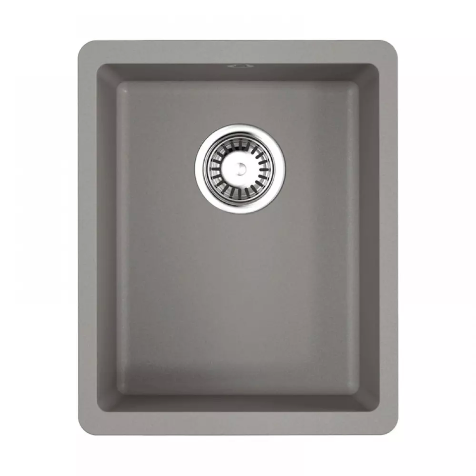 Фото Гранитная мойка Omoikiri Kata 34-U-GR Artgranit/leningrad grey