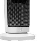 Превью картинка Вентилятор Lex LXCR 1524,обогреватель керамический, с очагом 2000Вт ( белый) #14