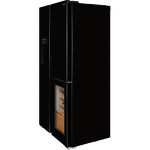 Превью картинка  Холодильник side by side HIBERG i-RFS 750G B #4