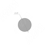 Превью картинка PULSE Заглушка самоклеящаяся, D20 мм, бук, 18 шт. (20.071-HM) #3