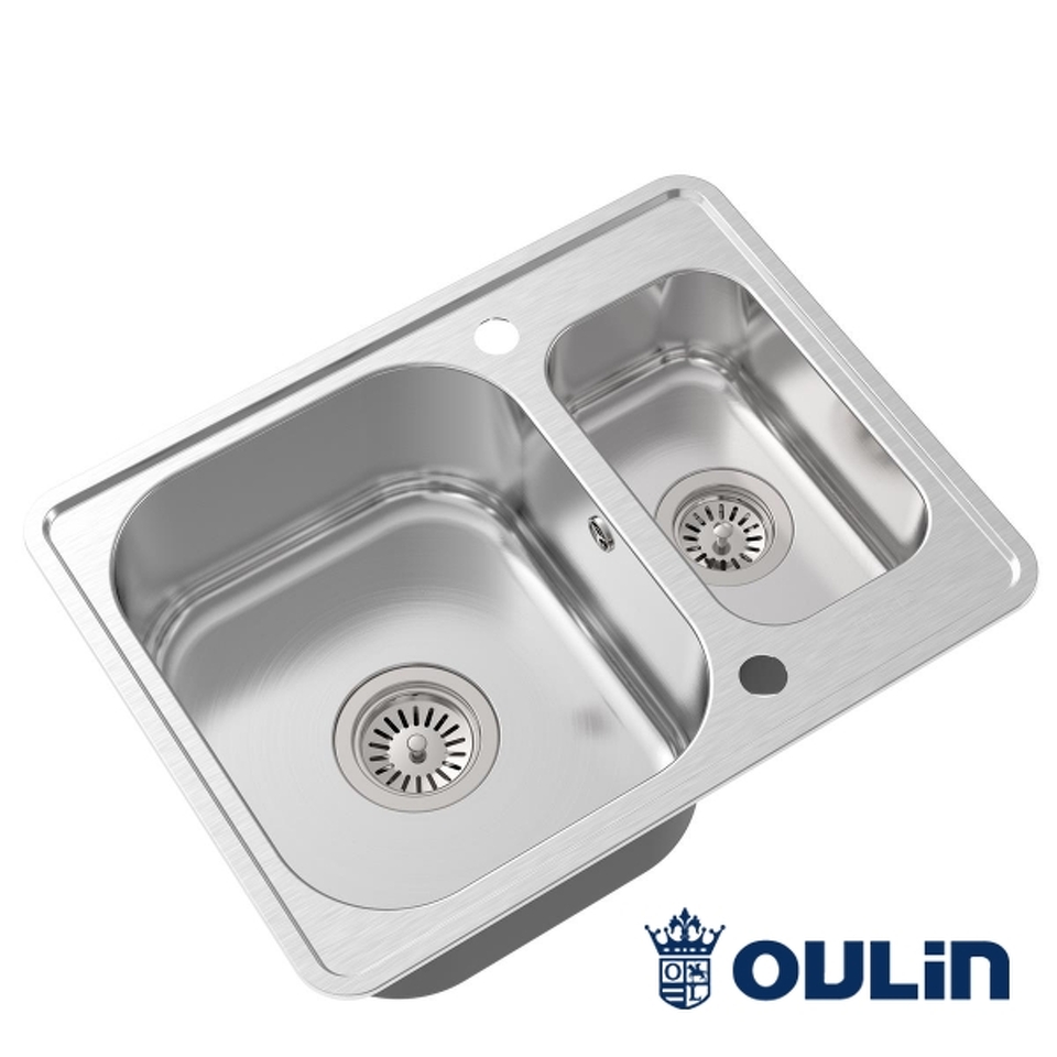 Фото Металлическая мойка Oulin OL-0304