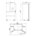 Превью картинка  Холодильник side by side Kaiser KS 80425 Em N #9