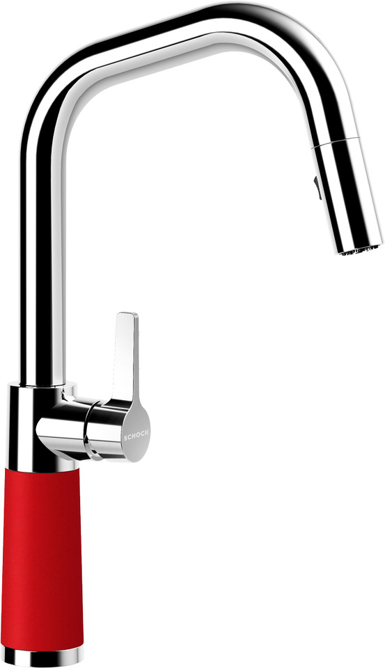 Фото Смеситель для кухни SCHOCK SC-530-D красный