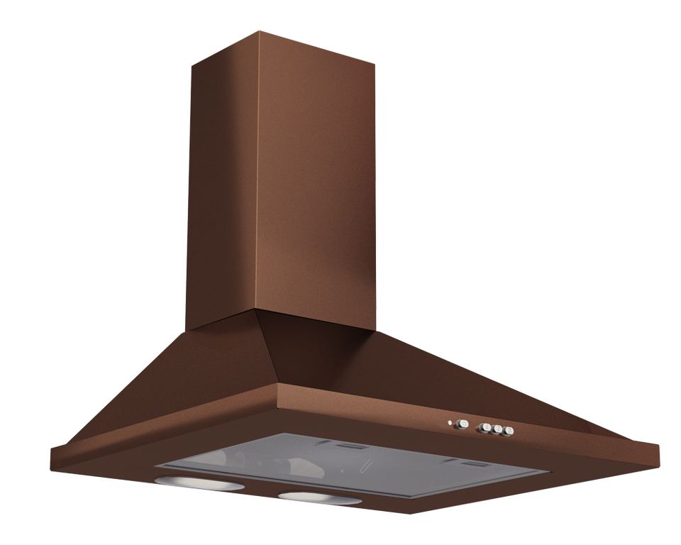 Фото Купольная вытяжка Elikor Оптима 60П-400-К3Л медный антик