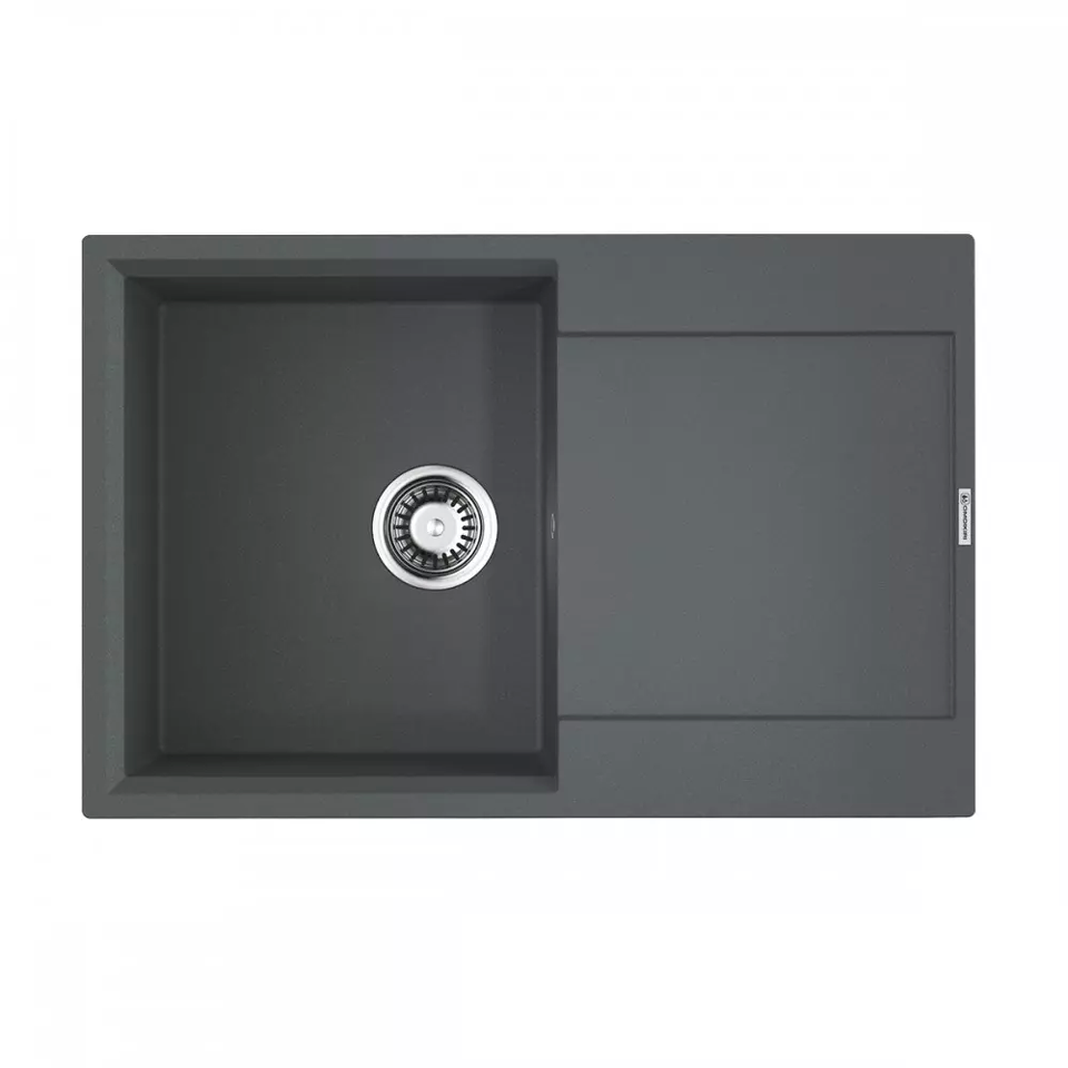 Фото Гранитная мойка Omoikiri Daisen 78T-GR Tetogranit/leningrad grey