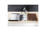 Превью картинка Металлическая мойка Blanсo CLARON 500-U нерж.сталь Durinox с отв. арм. InFino #3