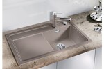 Превью картинка Гранитная мойка Blanсo BLANCO ZENAR 45S (чаша справа) SILGRANIT темная скала с кл.-авт. InFino #2