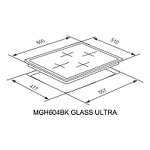 Превью картинка Газовая варочная панель Meferi MGH604BK GLASS ULTRA #18