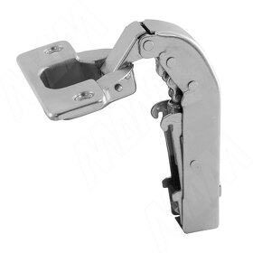Картинка PULSE ХАРМОНИ Петля с доводчиком, прямая 180/95, никель, HARMONY (51AH850590CB)