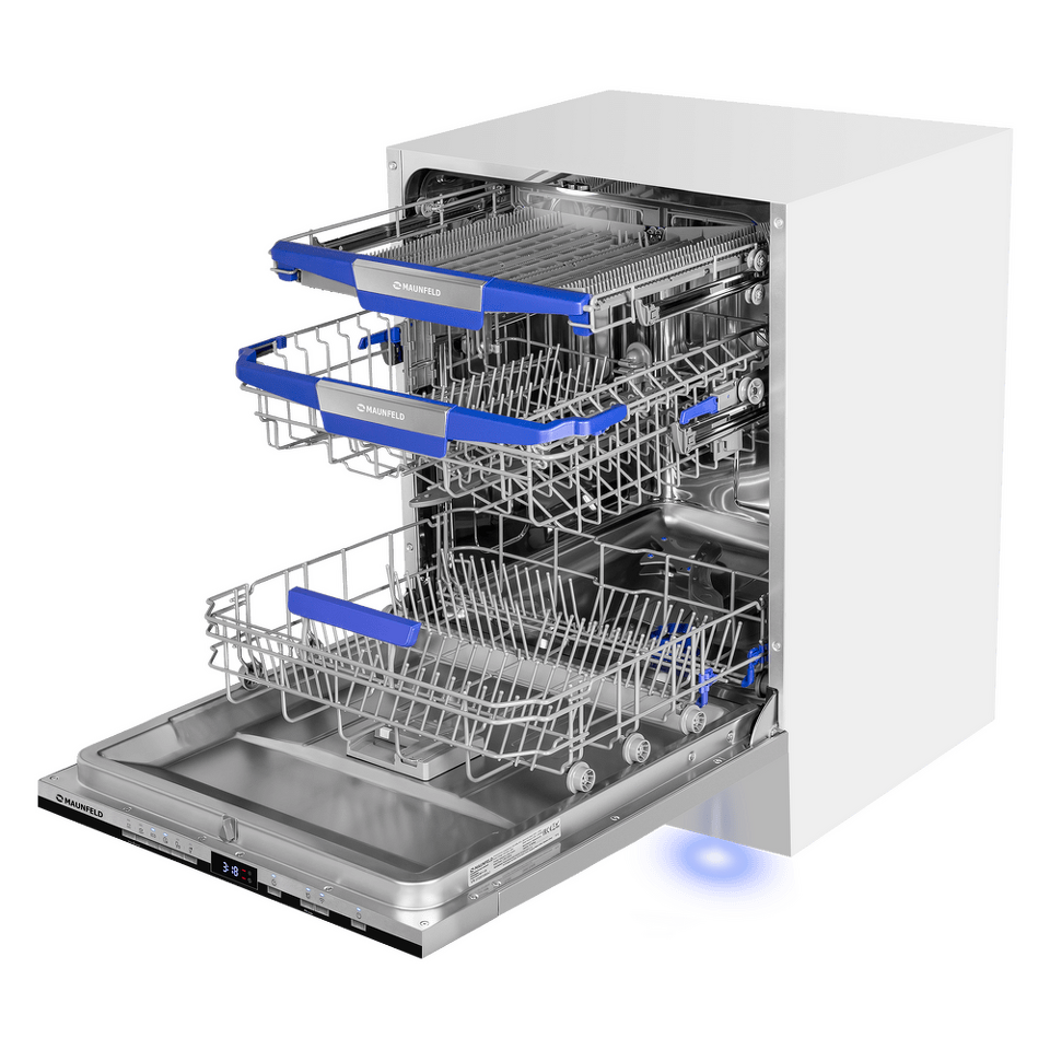 Фото Посудомоечная машина 60см встраиваемая Maunfeld MLP60230 Light Beam Inverter Wi-Fi