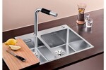 Превью картинка Металлическая мойка Blanсo ANDANO 340/180-IF-A нерж. сталь зеркальная полировка с кл.-авт. PushControl #3
