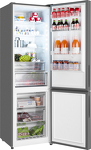 Превью картинка Холодильник с нижней морозилкой Weissgauff WRK 2000 Full NoFrost Inverter Grey Glass #10