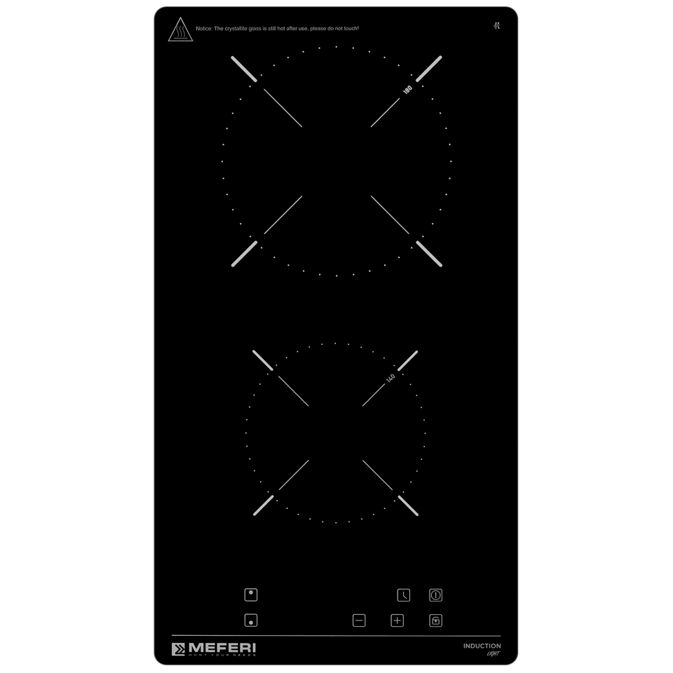 Фото Индукционная варочная панель домино Meferi MIH302BK LIGHT