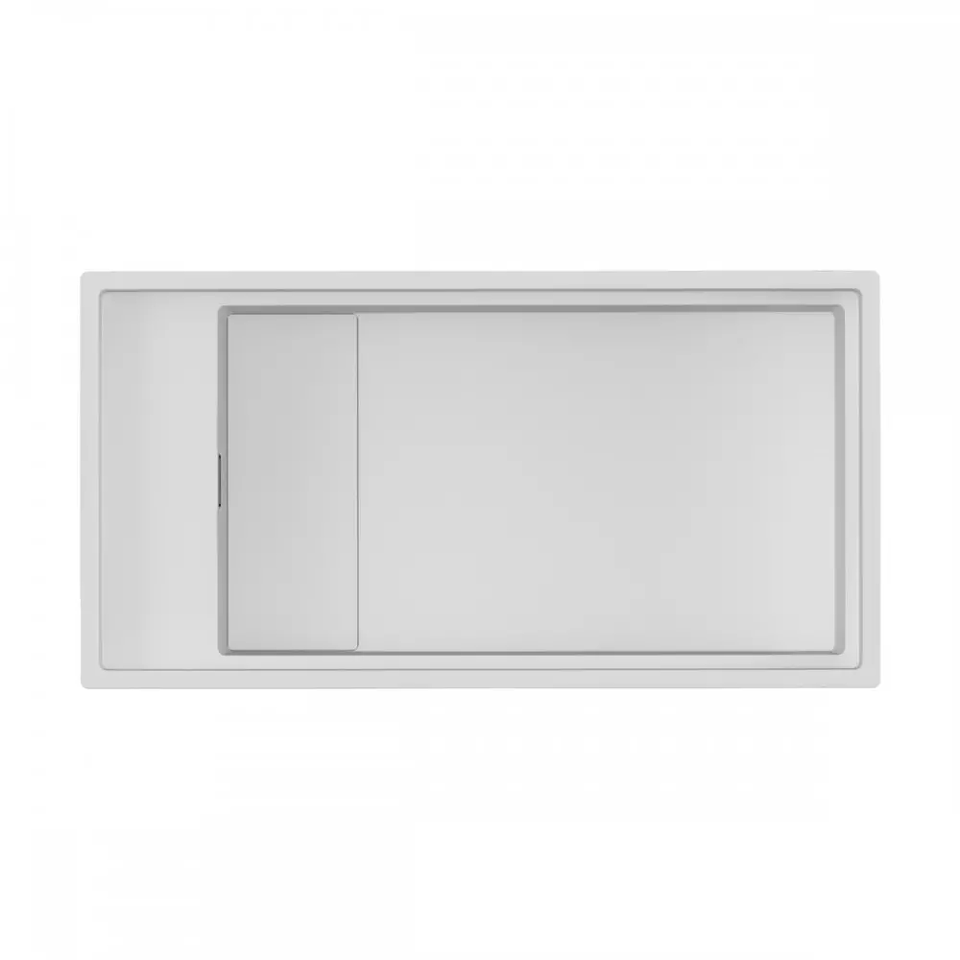 Фото Гранитная мойка Omoikiri Kinaru Pro 86-U/I-WH Artceramic/белый