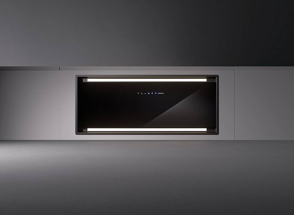 Фото Полновстраиваемая вытяжка Falmec PARALLEL BLACK 70