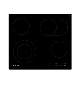 Картинка Lex EVH 642 BL панель стеклокерамическая электрическая