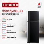 Превью картинка Холодильник с верхней морозилкой Hitachi HRTN7489DFGBKCS #2