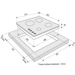 Превью картинка Газовая варочная панель KRONA ALMA 60 BL  #10
