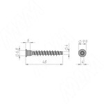 Превью картинка PULSE Конфирмат 7.0х50 S4, 1000 штук, черный цинк (KON 7.0X50 ZBL MP) #2